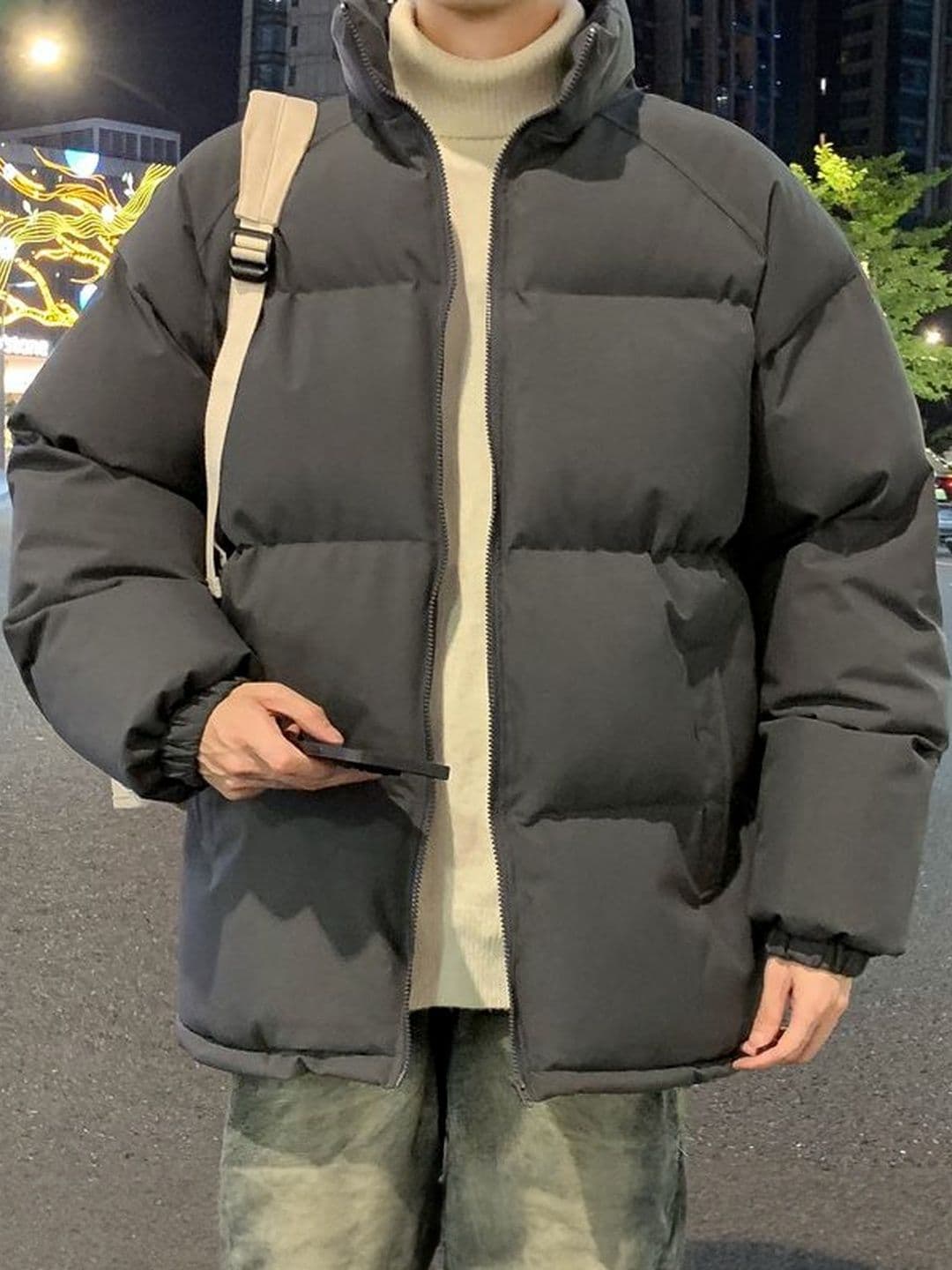 StyleCast x Revolte Stand Collar Padded Jacket - view 1