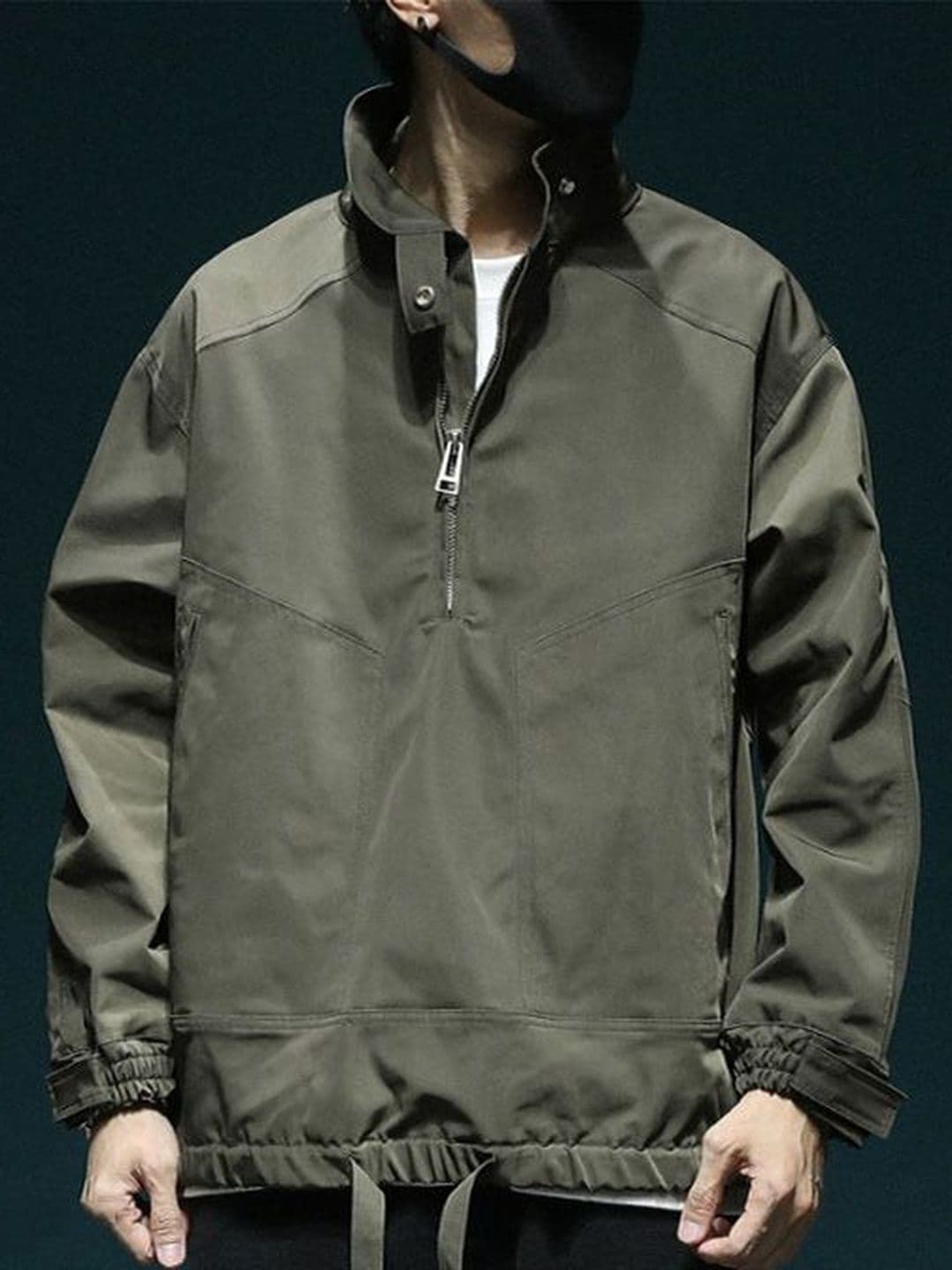 StyleCast x Revolte Stand Collar Tailored Jacket - view 1