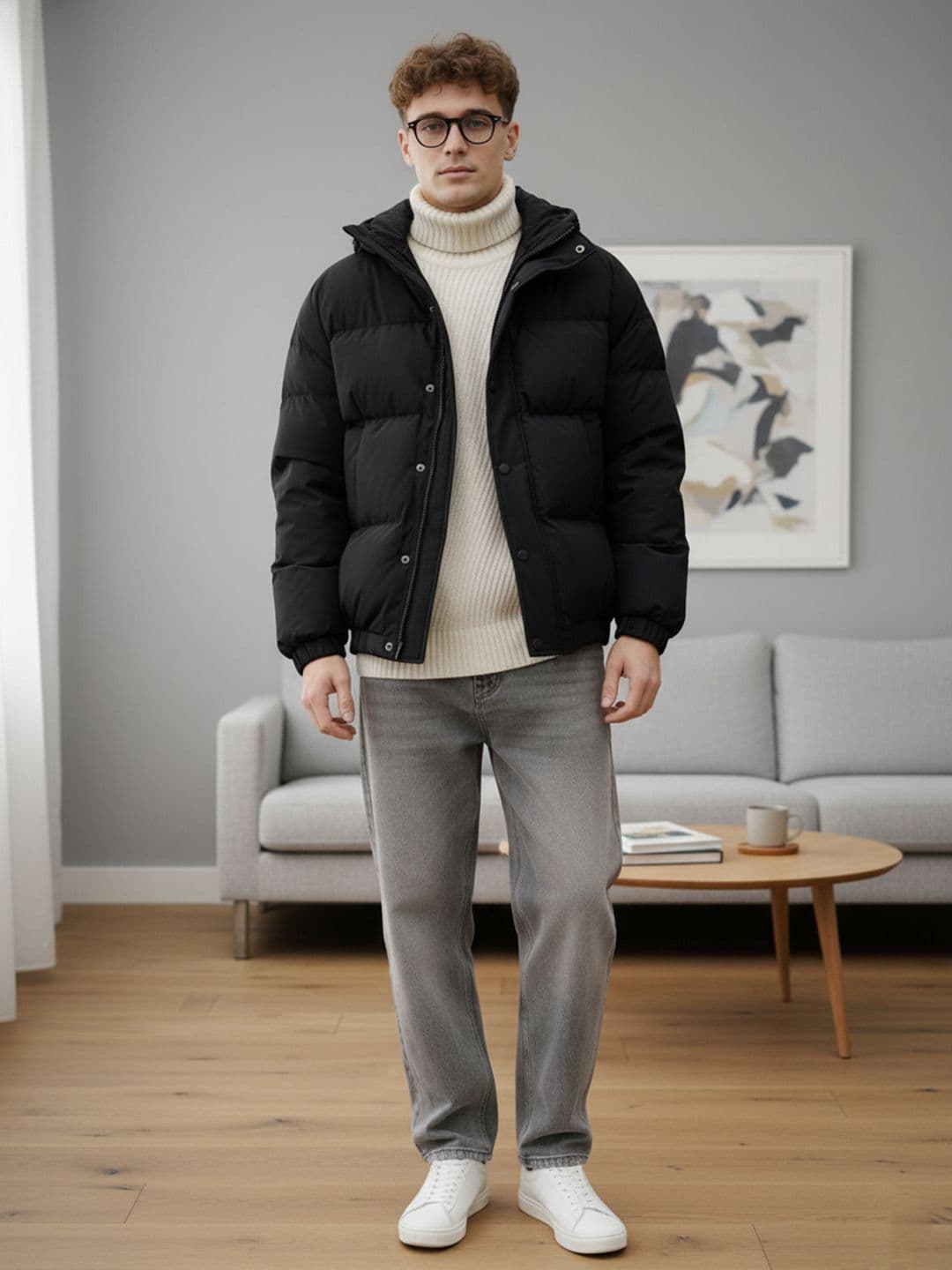 Mast & Harbour Long Sleeves Puffer Jacket - view 1