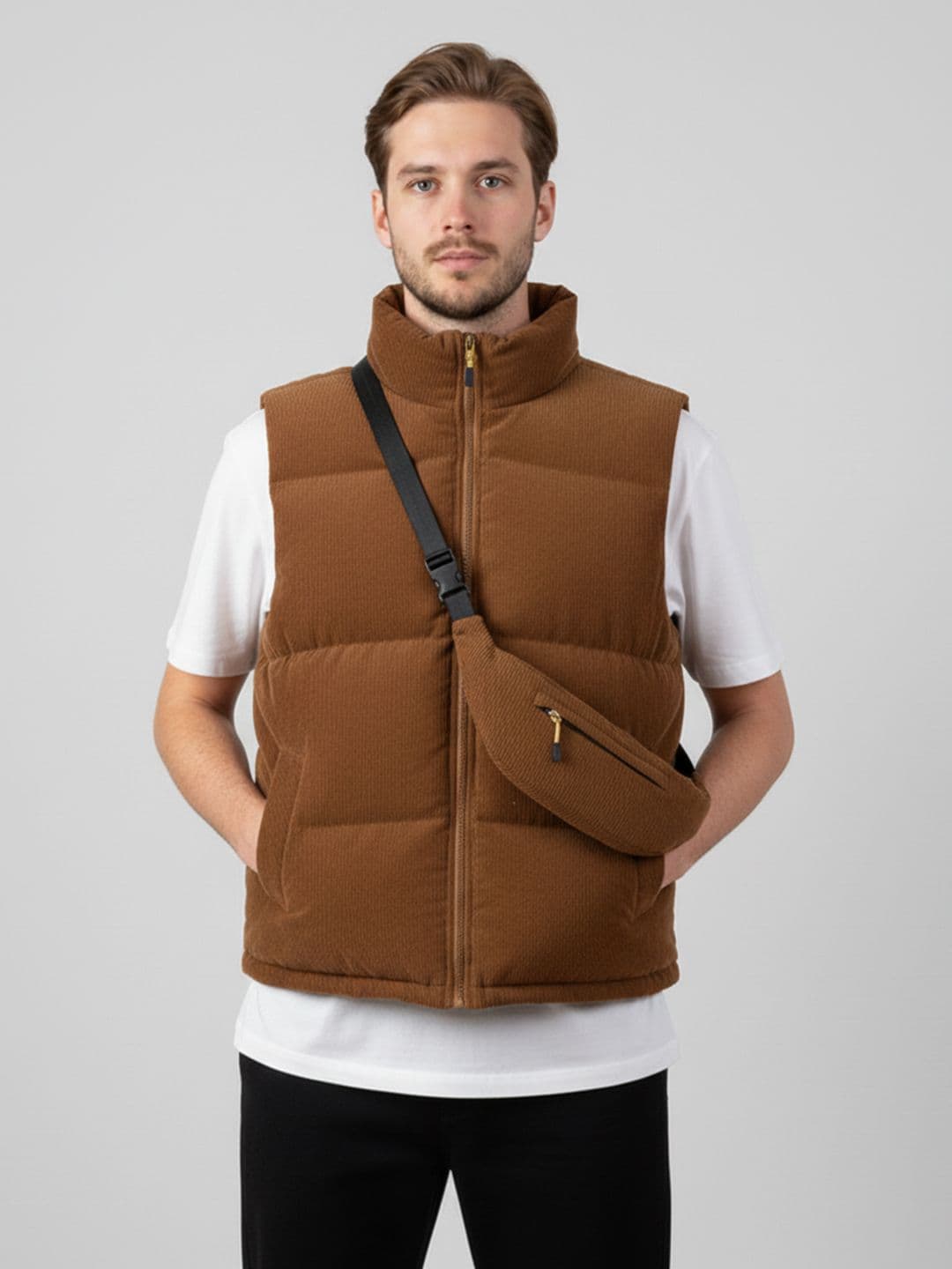Mast & Harbour Men Hooded Padded Jacket - view 1