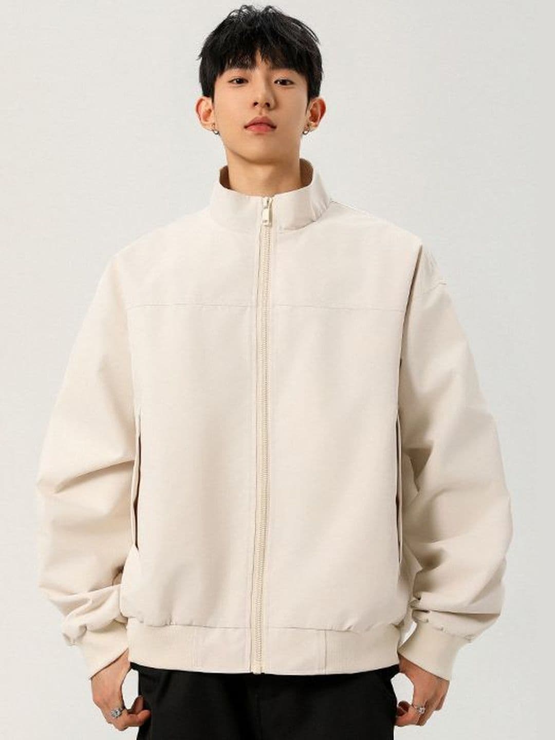 StyleCast x Revolte Mock Collar Tailored Jacket - view 1