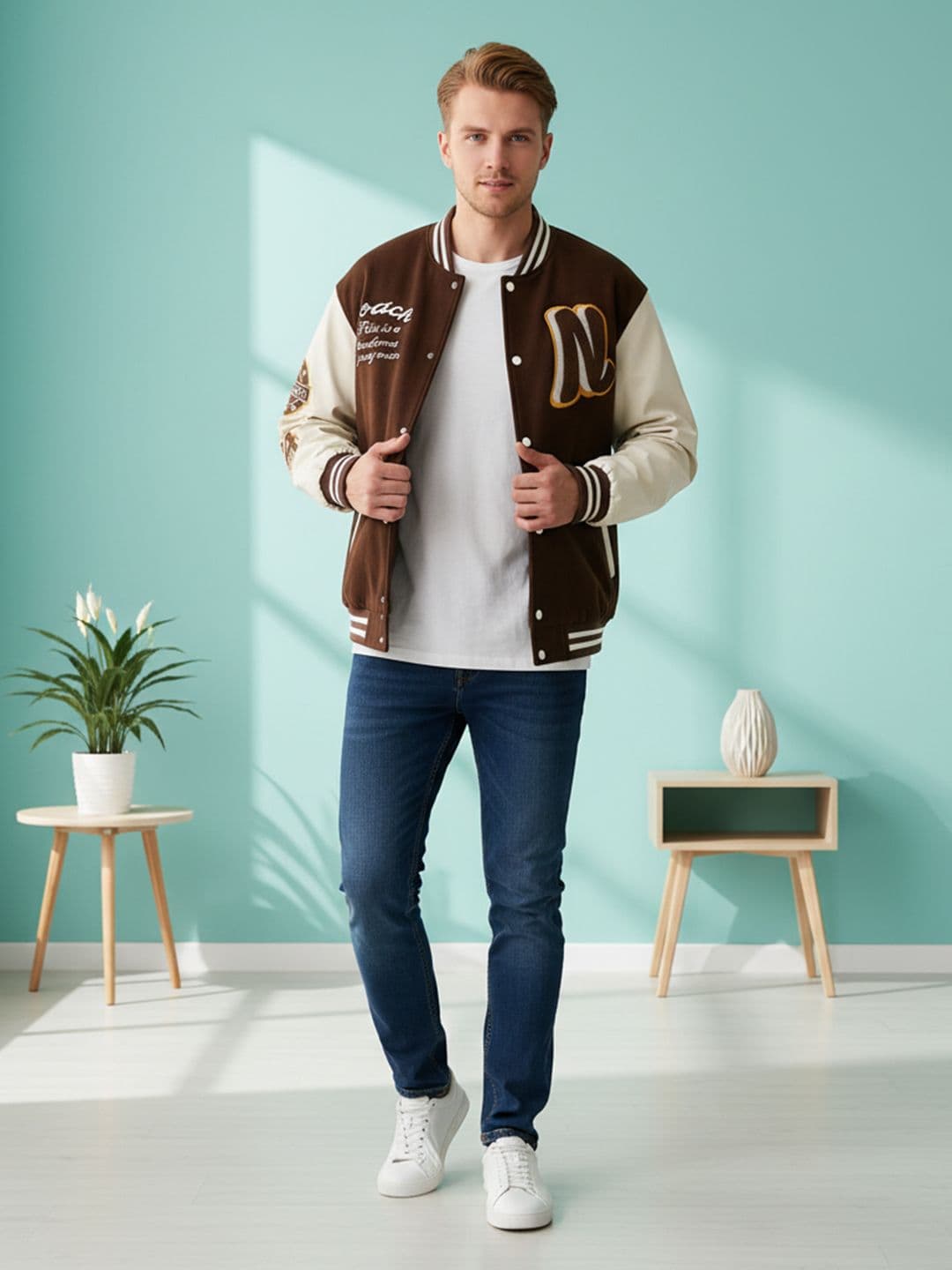 Mast & Harbour Men Tailored Jacket with Embroidered - view 1