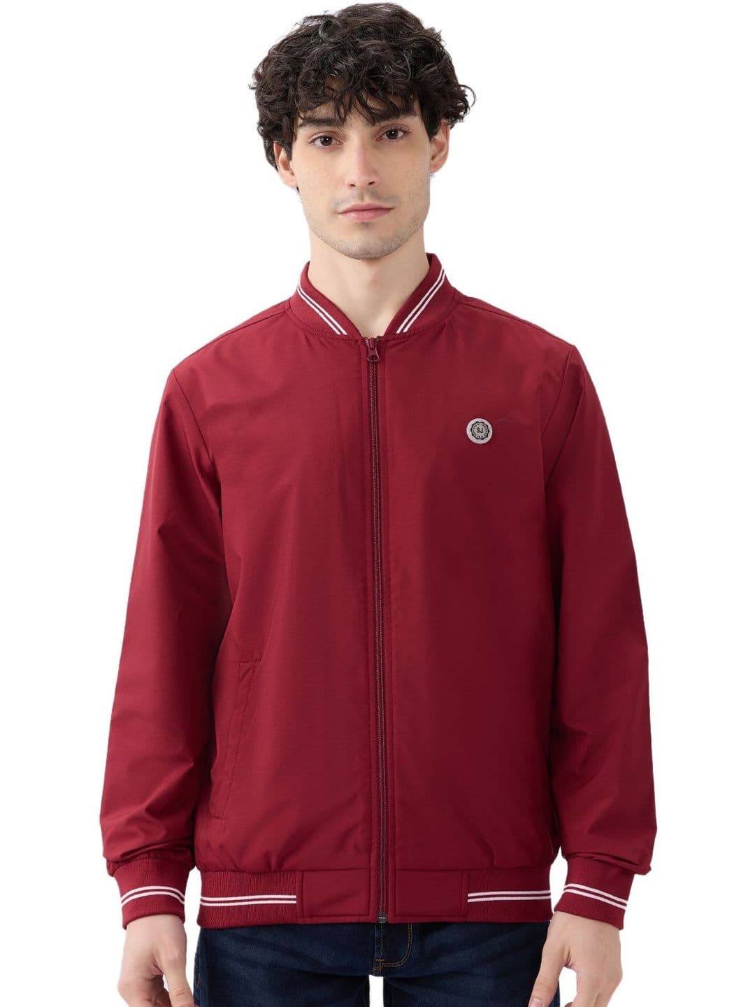 SPYKAR Men Bomber with Embroidered Jacket - view 1
