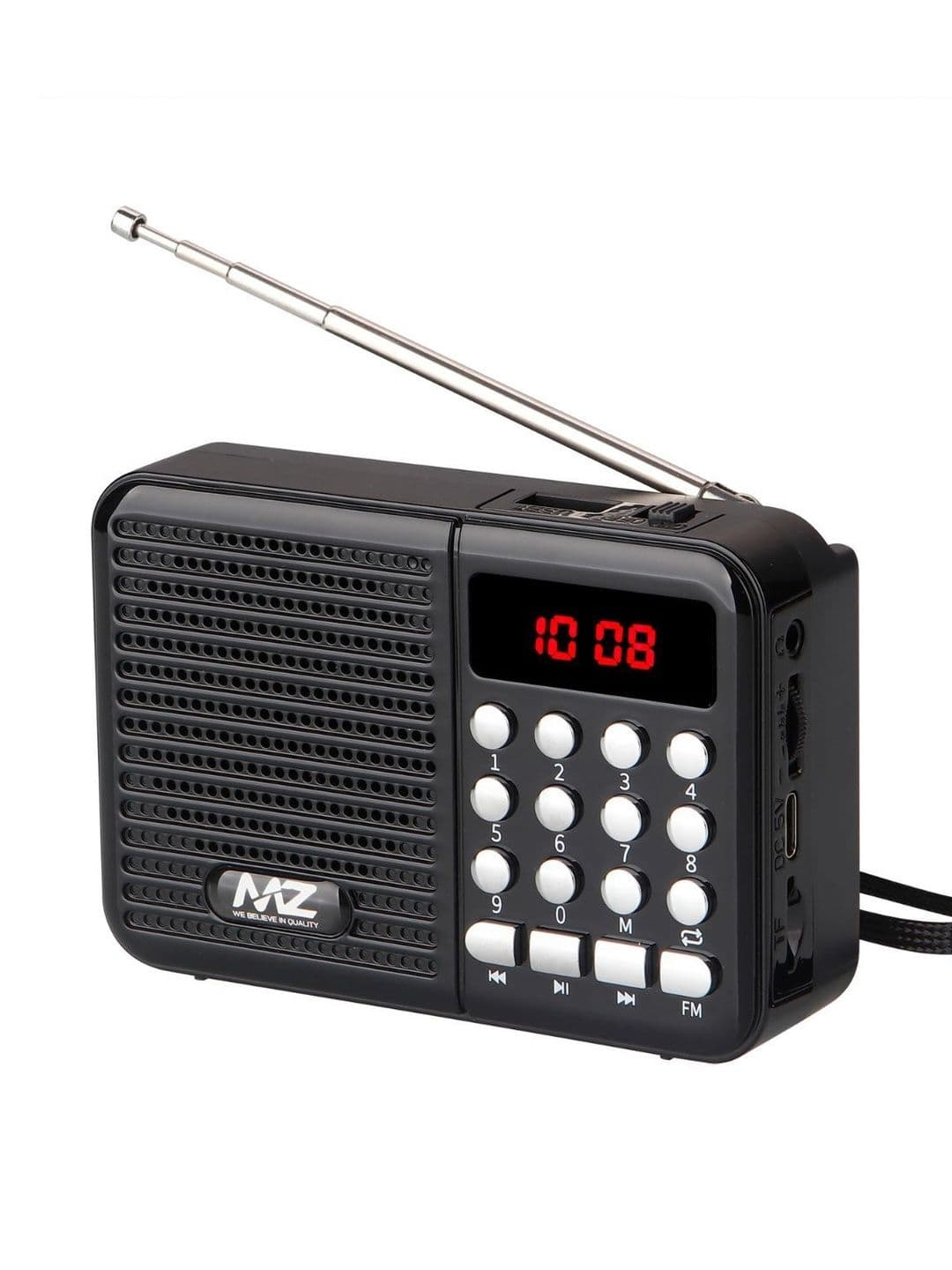 MZ FM Super Radio Speakers with Bluetooth/USB/Aux/TF Card 5W Power & 1200mAh Battery - view 1