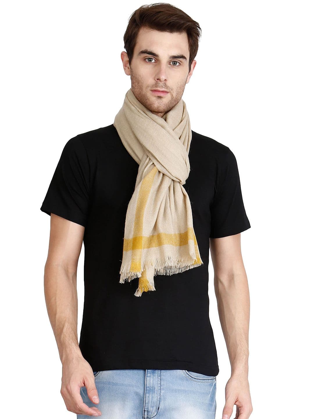 FabSeasons Unisex Striped Acrylic Stole - view 1