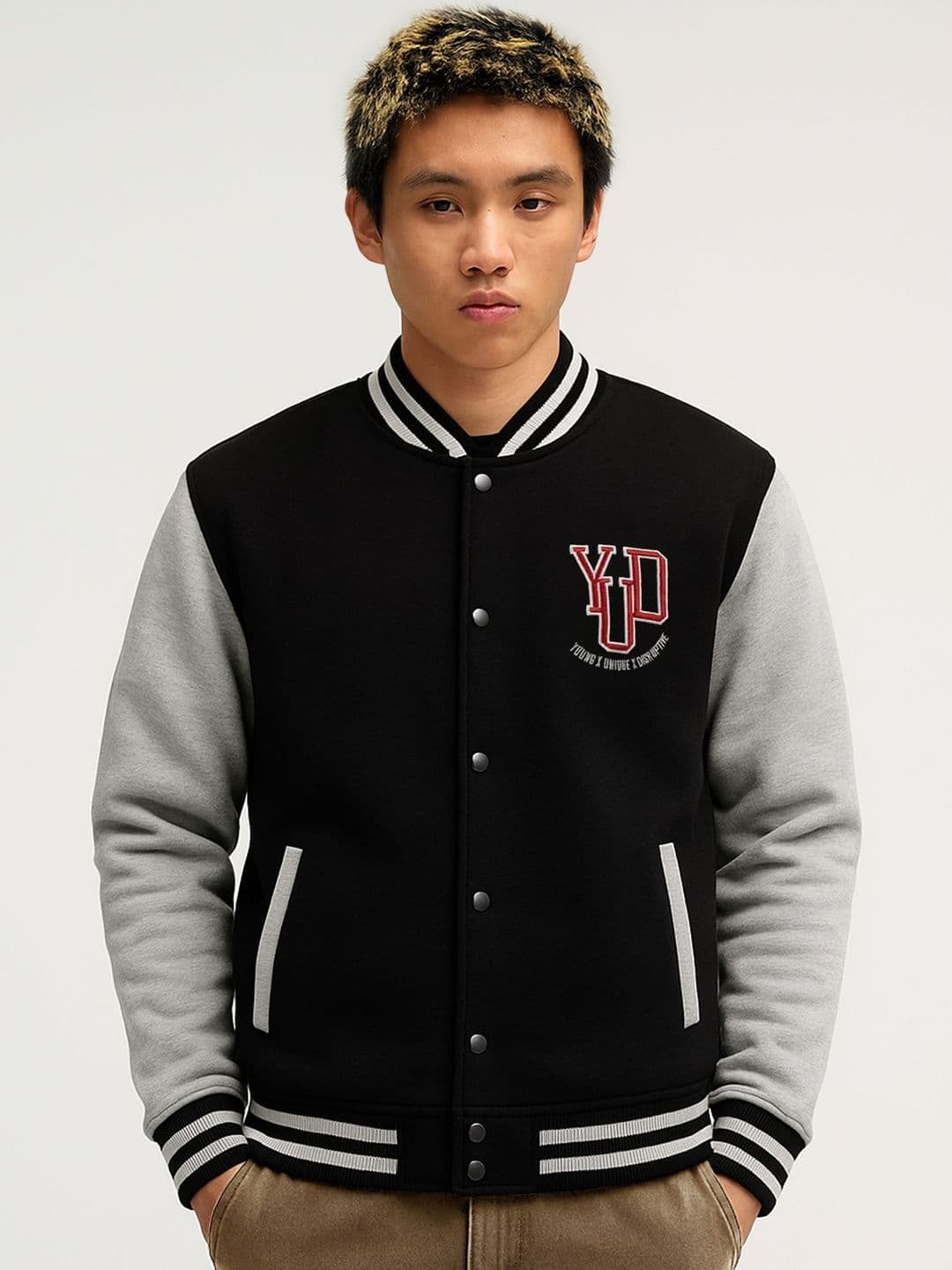 Maniac Men Fleece Lightweight Bomber Jacket - view 1