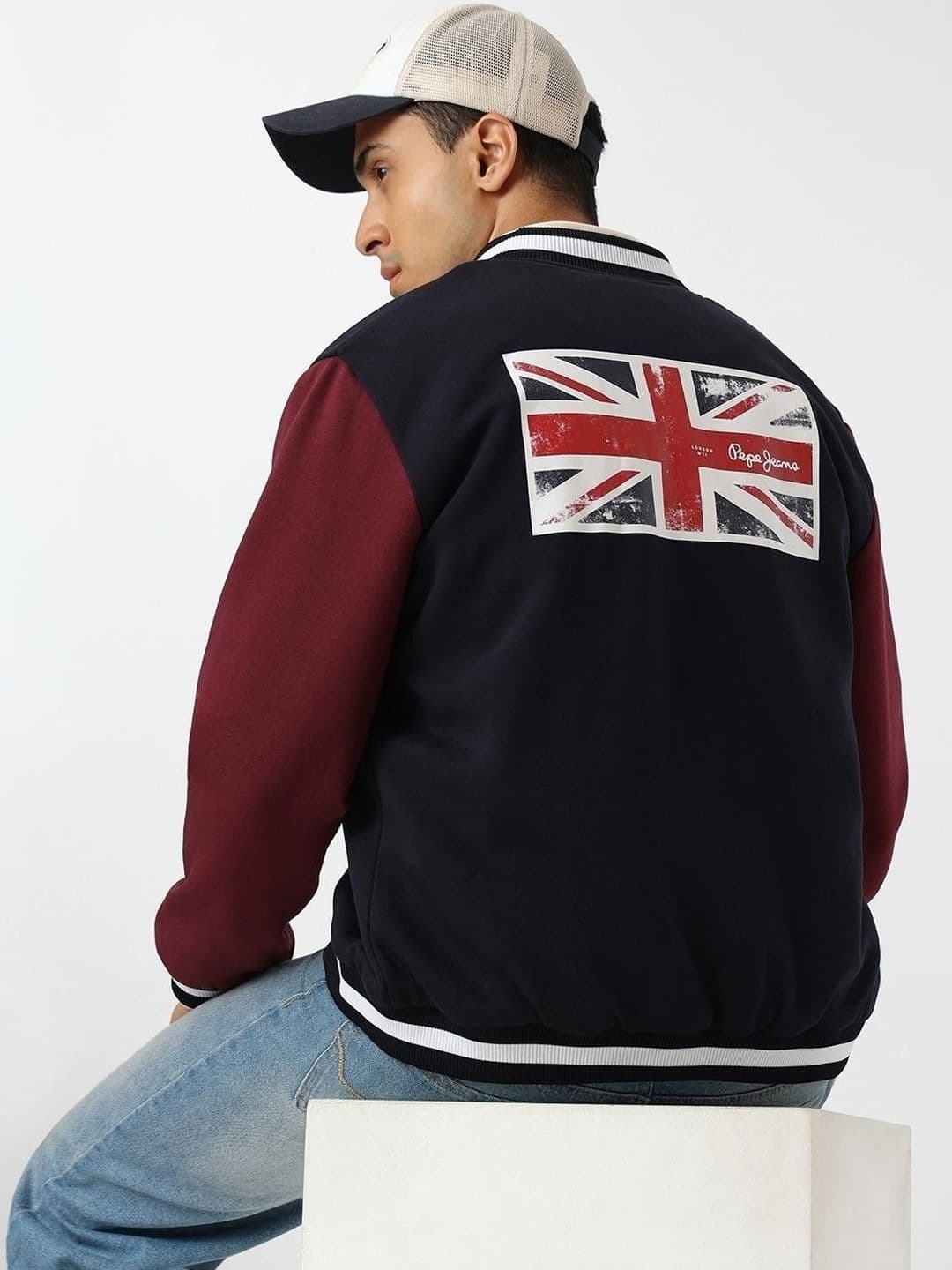 Pepe Jeans Men Bomber with Patchwork Jacket - view 1