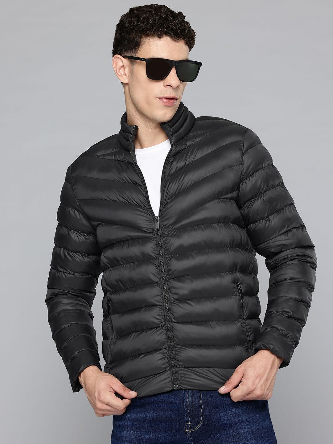 Fort Collins Mock Collar Padded Jacket - view 1