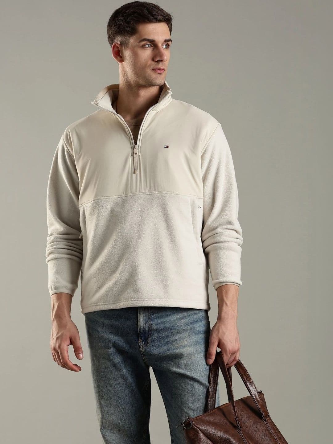 Tommy Hilfiger Stand Collar Open Front Jacket - view 1