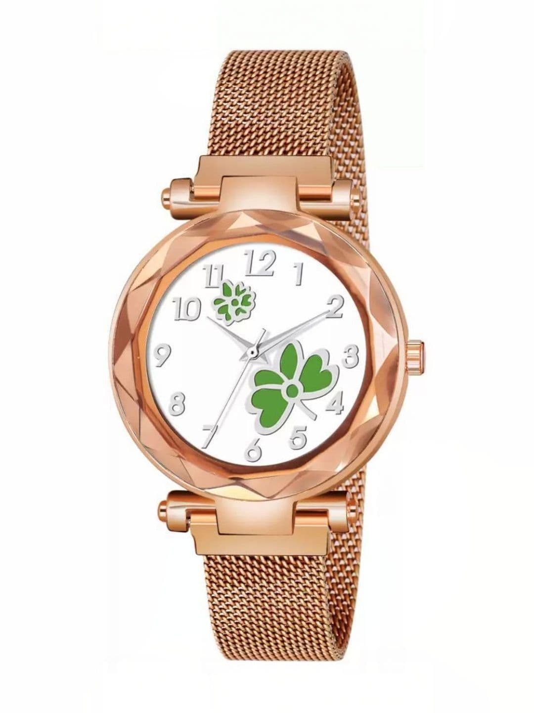 Miss Perfect Unisex Rose Gold Dial & Straps Watch YP300 - view 1