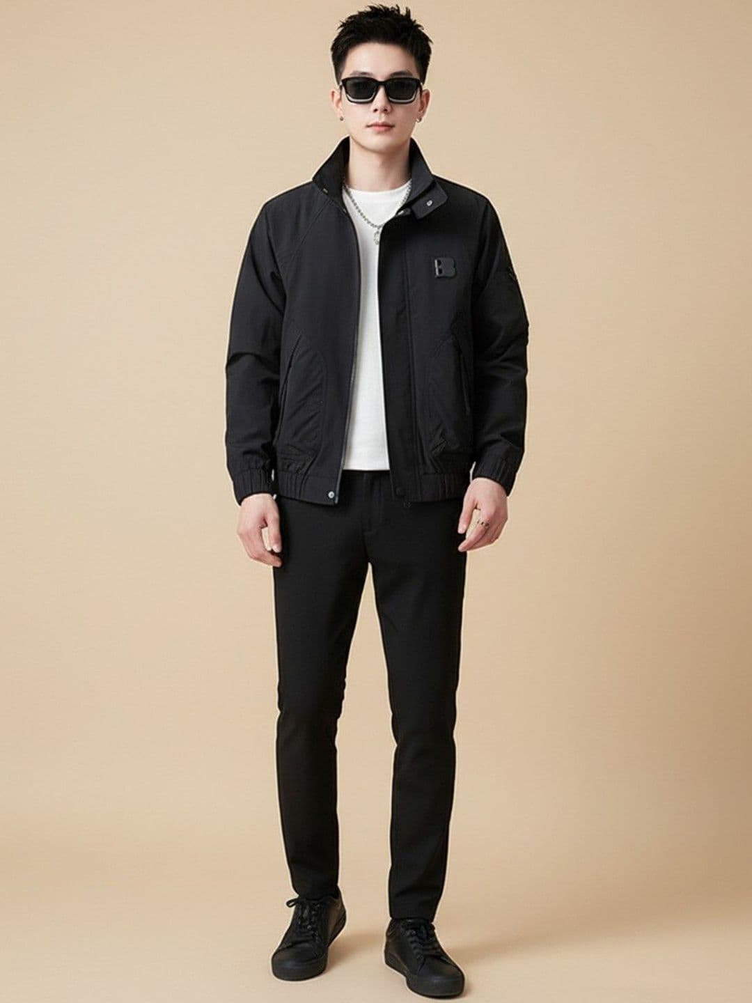 Mast & Harbour Men Lightweight Bomber Jacket - view 1