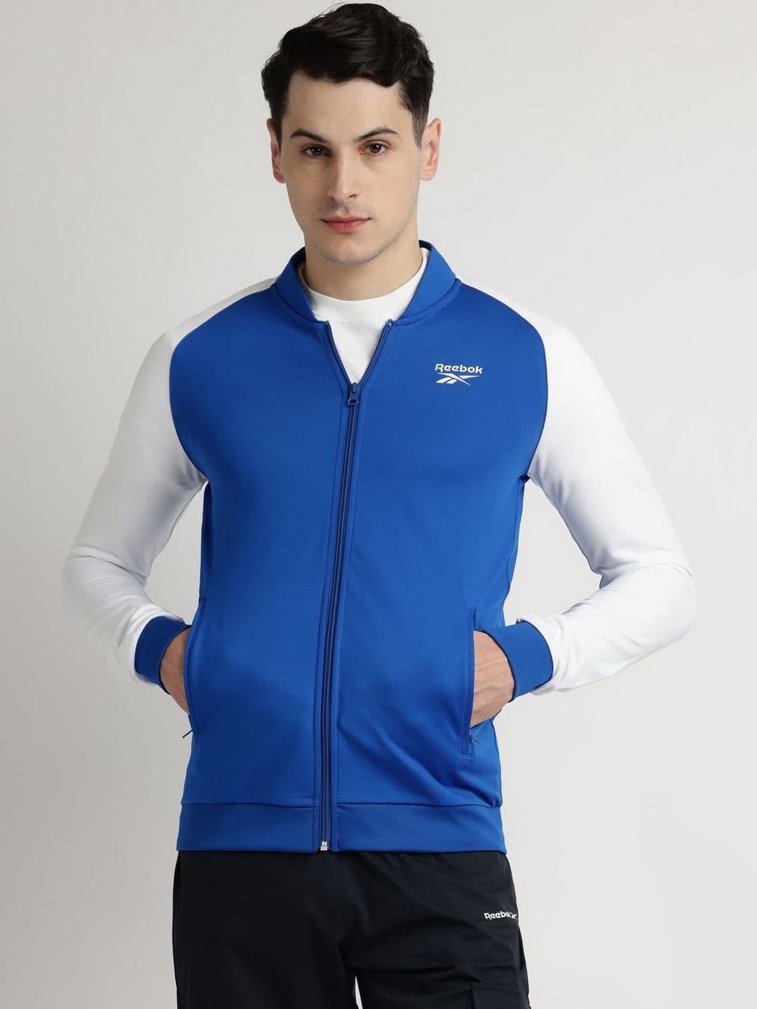 Reebok Men Colourblocked Bomber Jacket - view 1