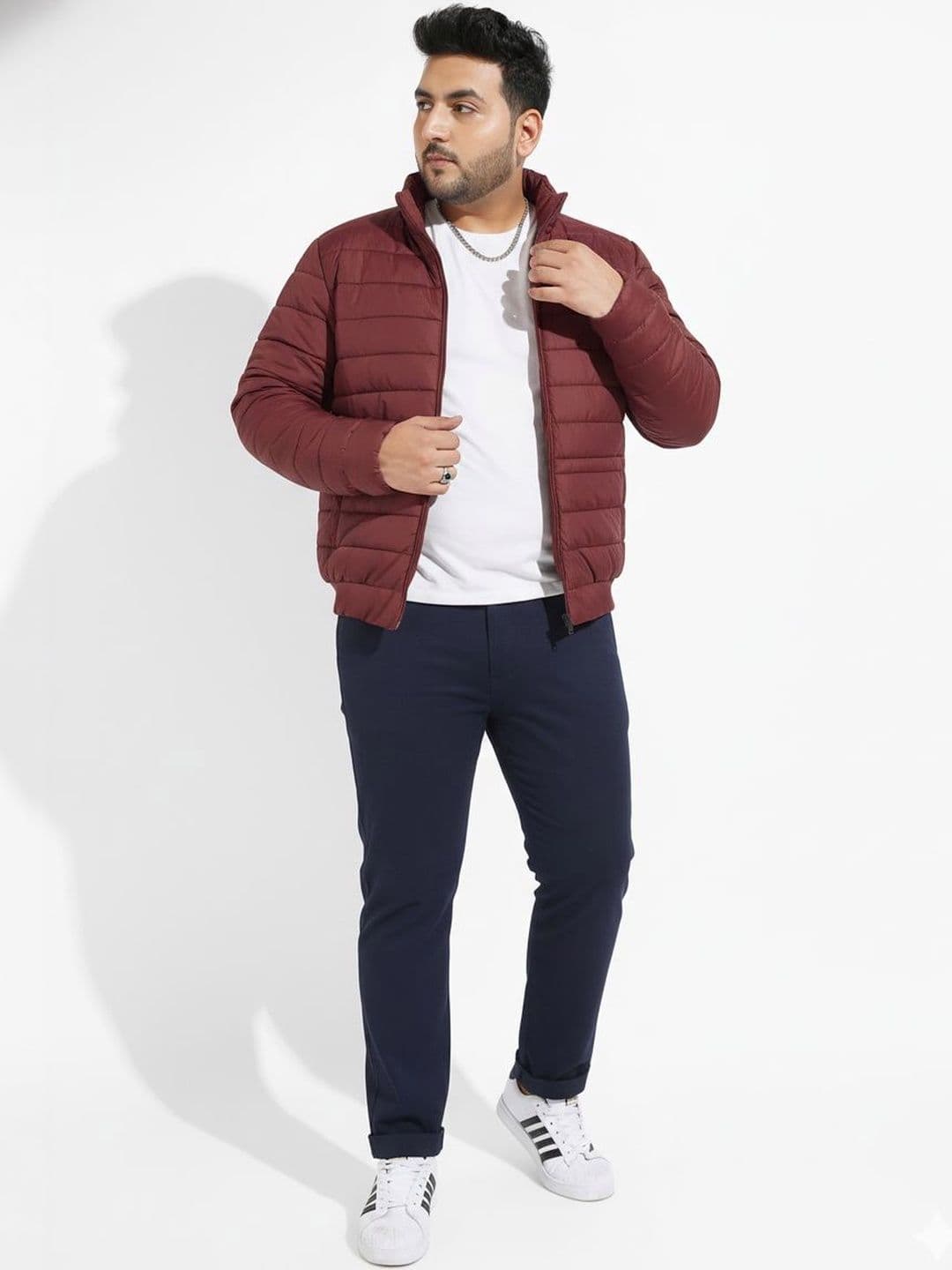UNSTD Men Plus Size Puffer Jacket - view 1