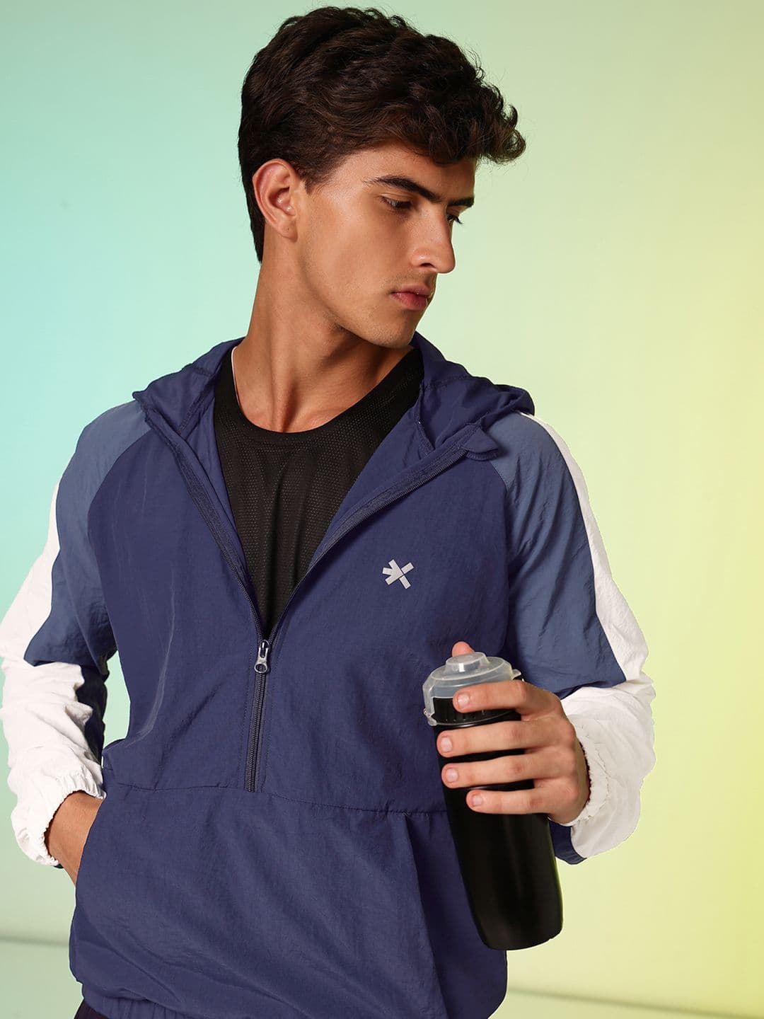 HRX by Hrithik Roshan Colourblocked Running Sporty Jacket - view 1