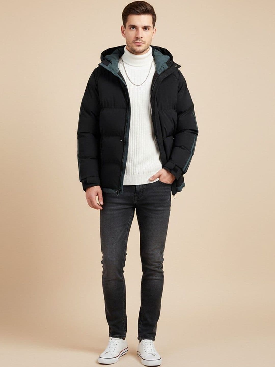 Mast & Harbour Men Puffer Jacket - view 1