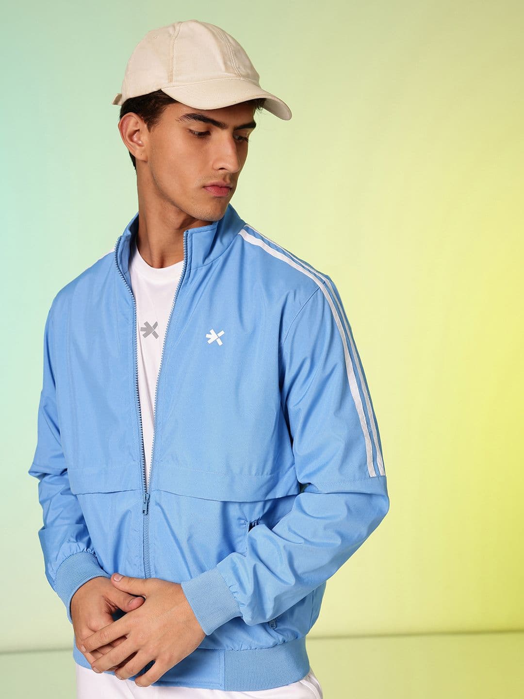 HRX by Hrithik Roshan Striped Running Sporty Jacket - view 1