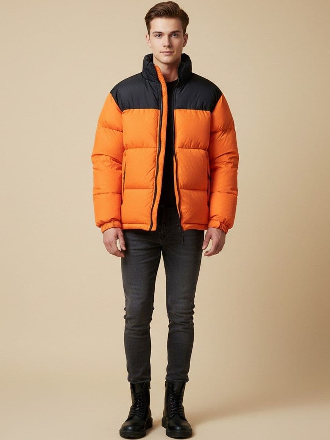 Mast & Harbour Men Colourblocked Padded Jacket - view 1
