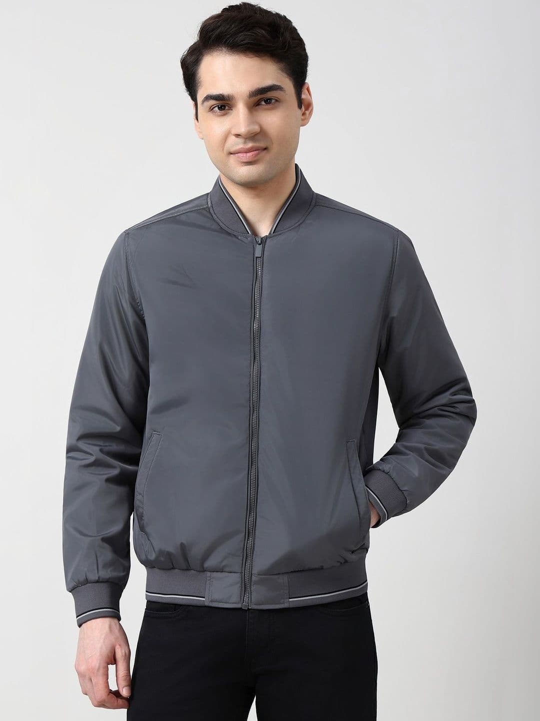 Peter England Casuals Men Open Front Jacket - view 1