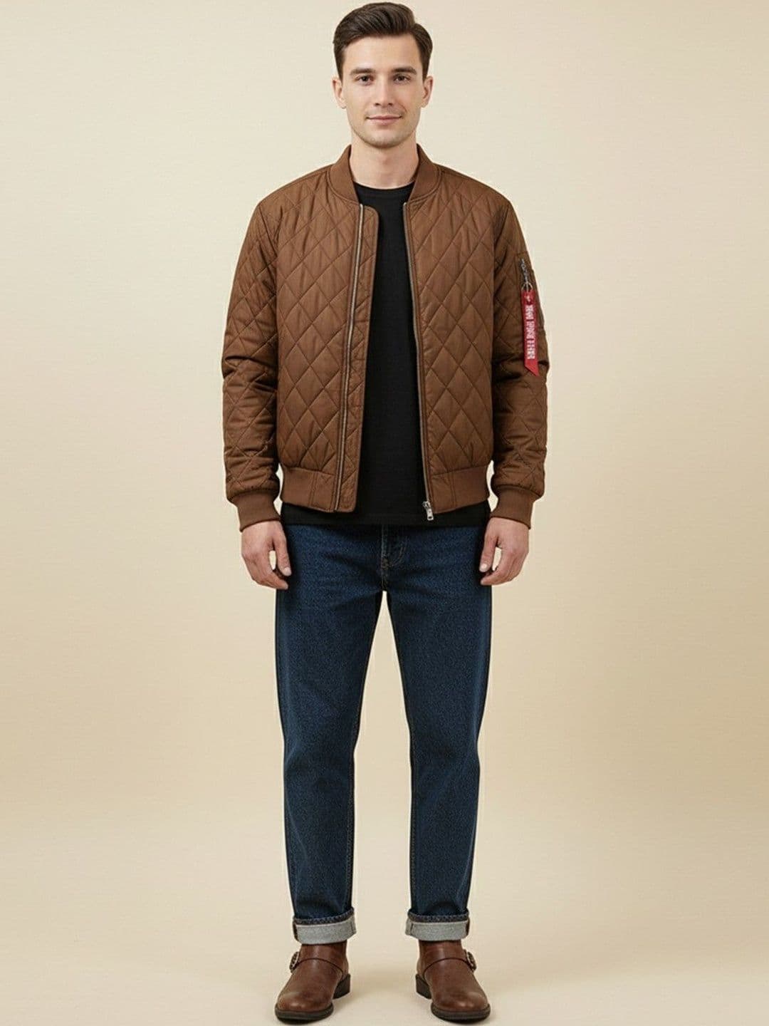 Mast & Harbour Men Quilted Jacket - view 1
