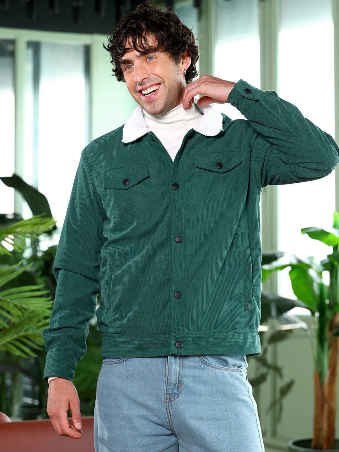 CAHOOT Men Corduroy Lightweight Jacket - view 1