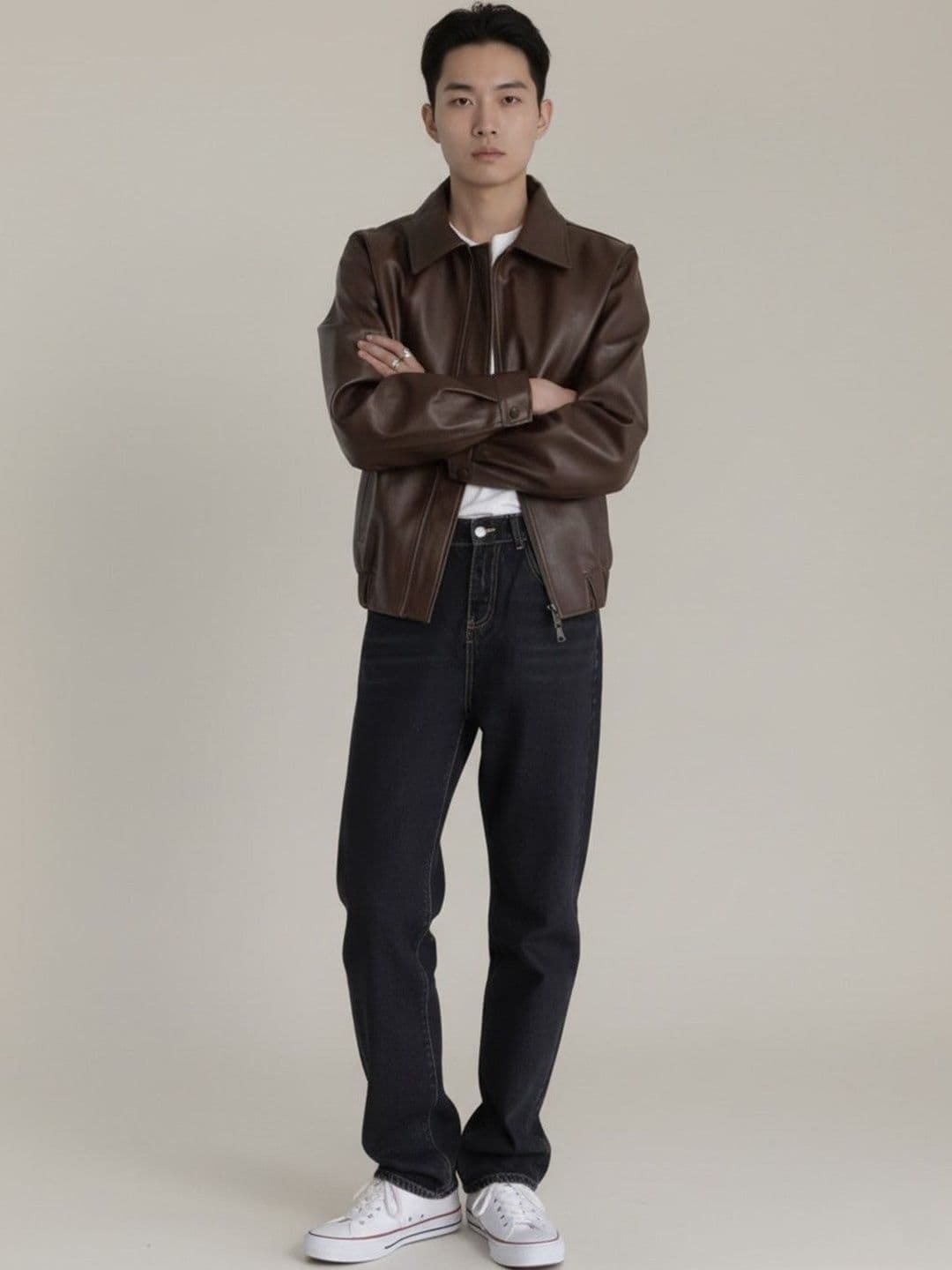 Mast & Harbour Men Leather Jacket - view 1