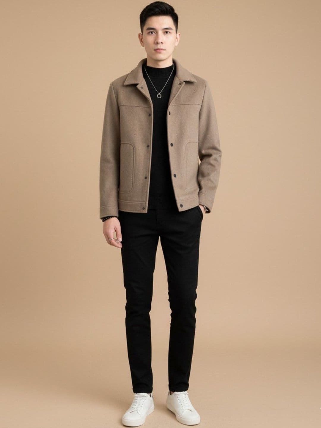 Mast & Harbour Men Open Front Jacket - view 1