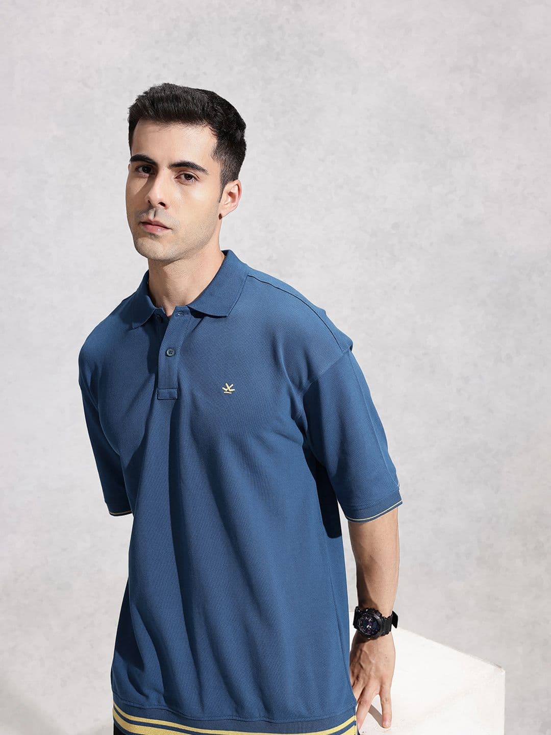 WROGN Polo Collar Pure Cotton T-shirt - view 1