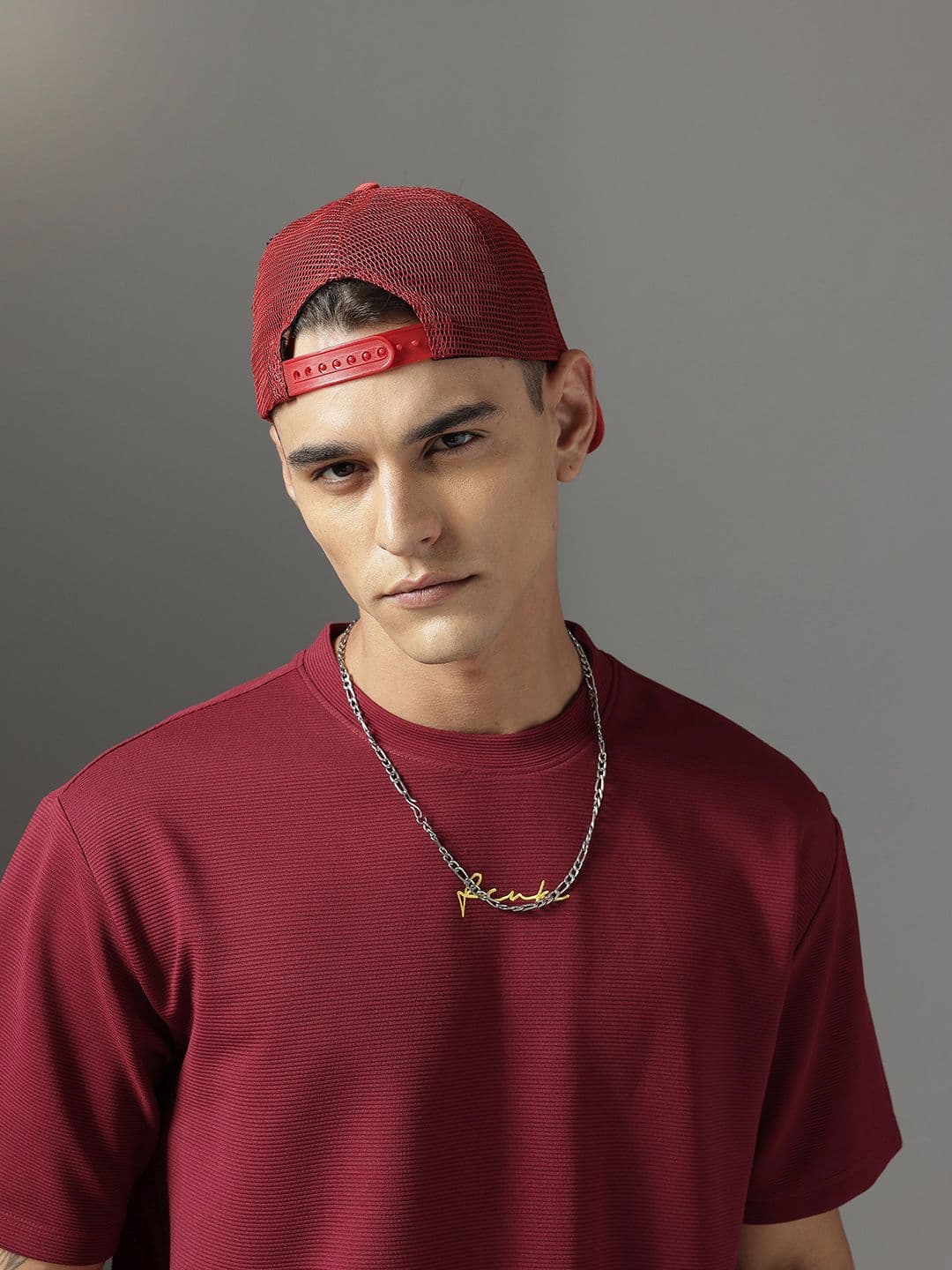 FCUK Self-Design Raglan Sleeves Relaxed Fit T-shirt - view 1