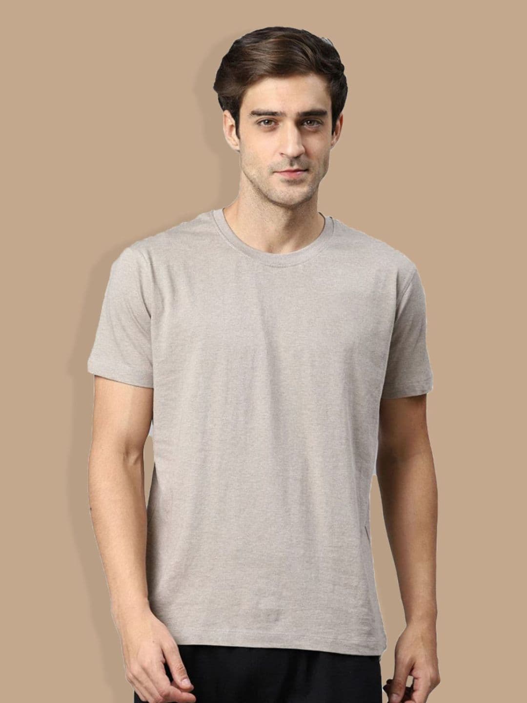 T.T. Cotton Short Sleeves Round Neck T-shirt - view 1
