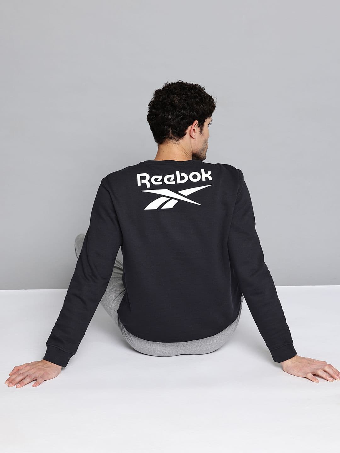 Reebok Brand Logo Printed Pullover Sweatshirt - view 1