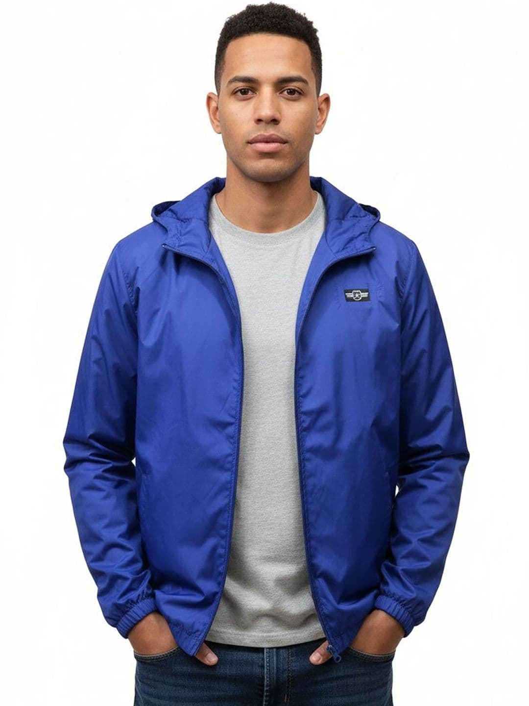 The Roadster Life Co. Hooded Sporty Windcheater Jacket - view 1