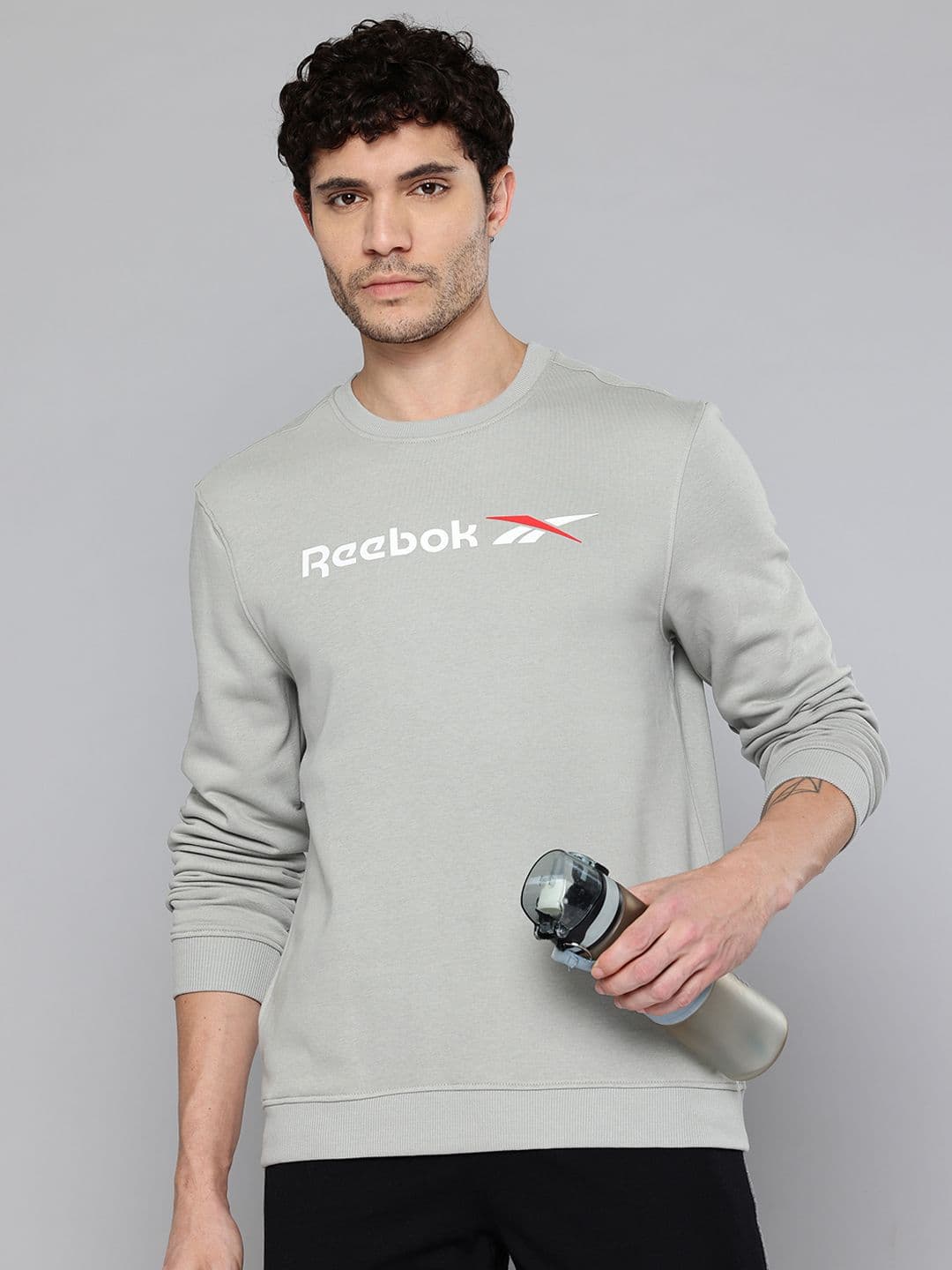 Reebok Brand Logon Printed Pullover Sweatshirt - view 1