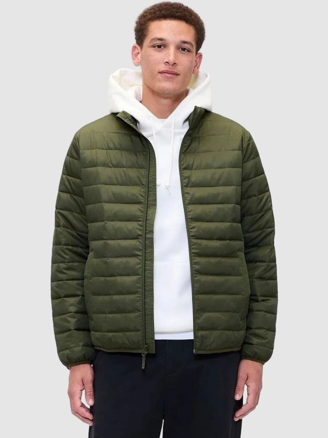 GAP Men Mock Neck Puffer Jacket - view 1