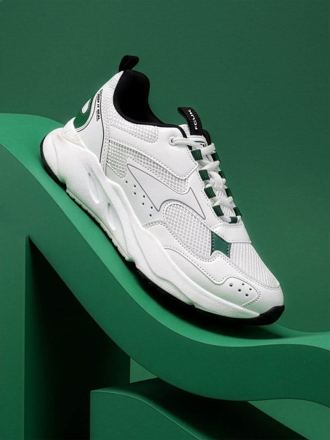 FCUK Men Colourblocked Sneakers - view 1