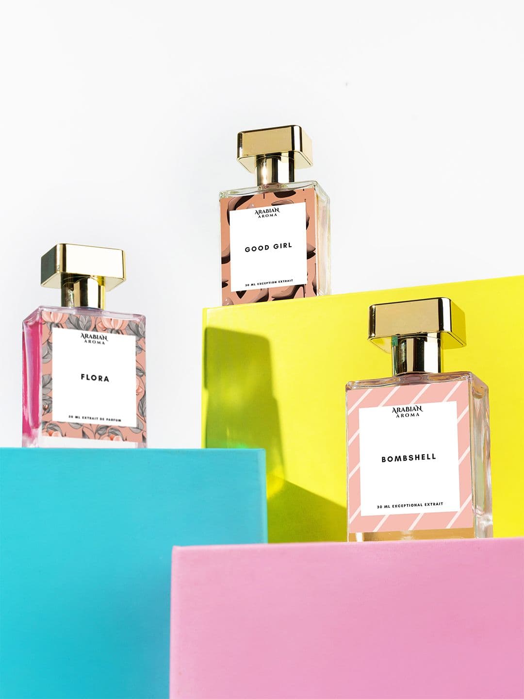Arabian Aroma Women Set Of 3 Flora, Good Girl & Bombshell Perfume - 30 ml Each - view 1