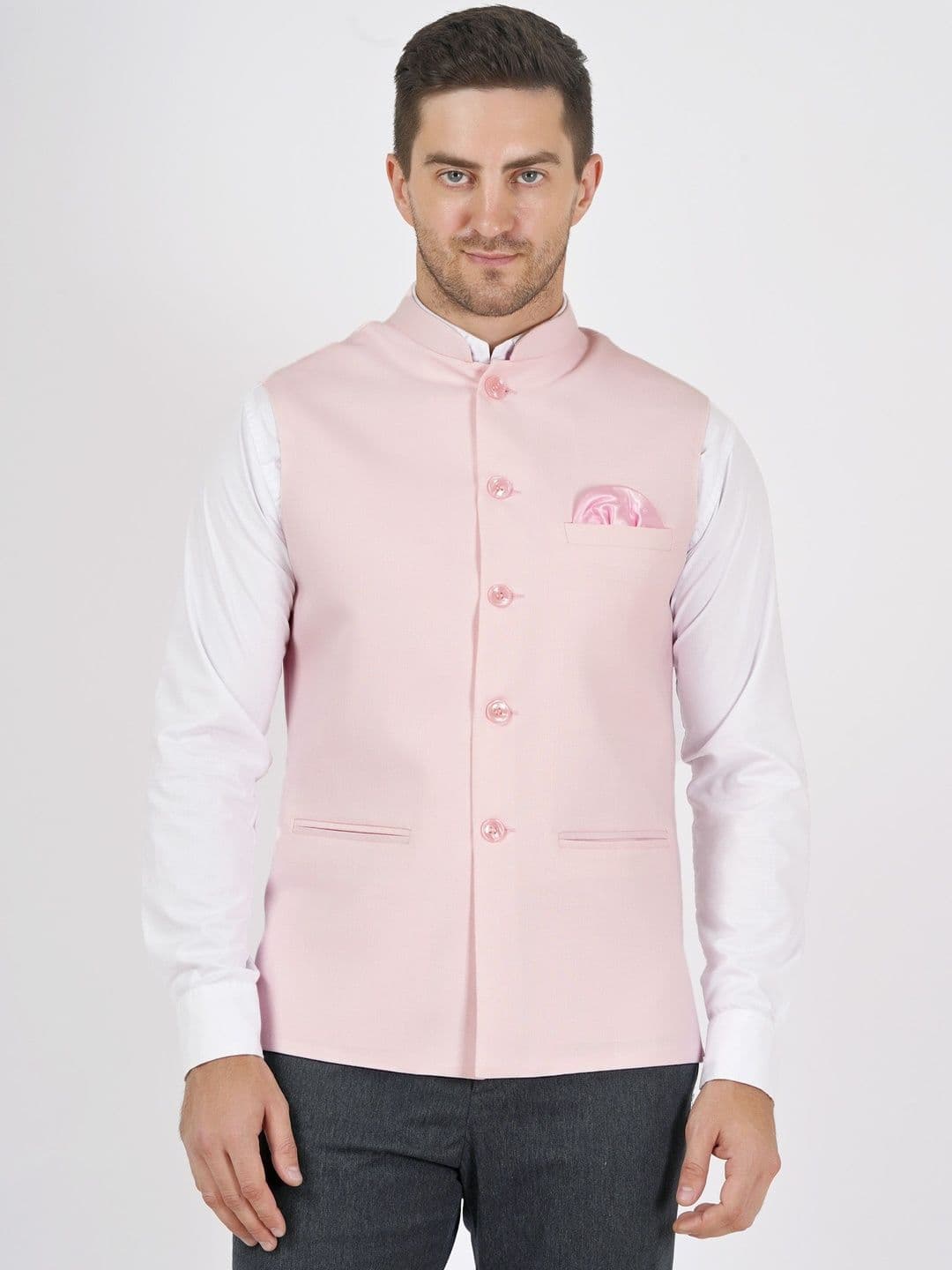 Badoliya & Sons Mandarin Collar Nehru Jackets - view 1