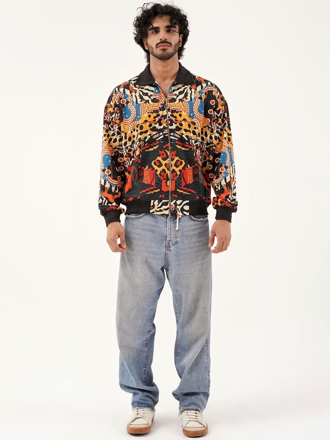 Clazzey Men Fleece Bomber Jacket - view 1