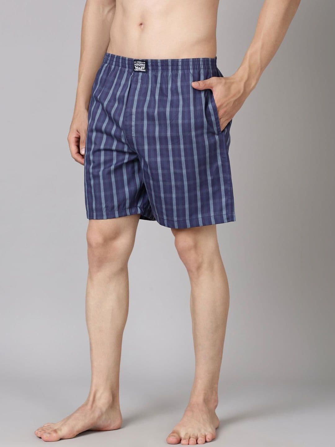 Levis Men Checked Inner Elastic Boxers - view 1