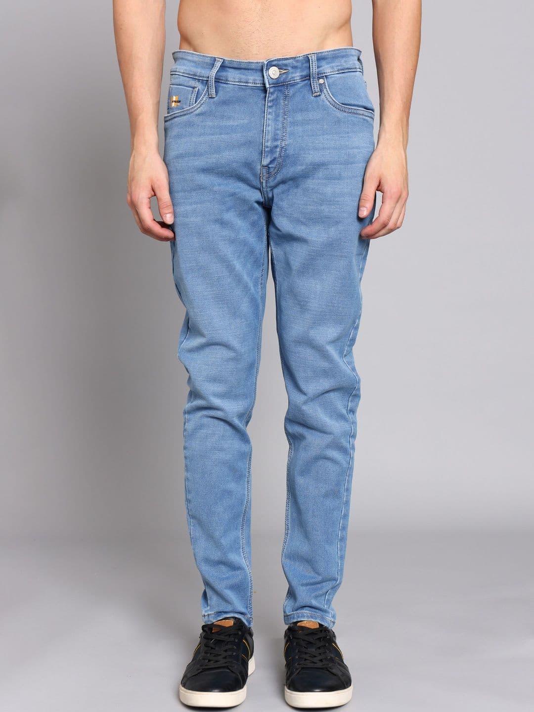 TRIGGER Men Slim Fit Mid-Rise Light Fade Stretchable Jeans - view 1