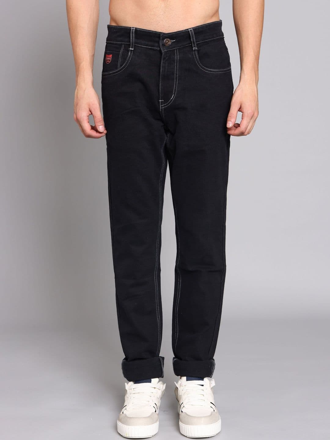 TRIGGER Men Slim Fit Mid-Rise Light Fade Stretchable Jeans - view 1