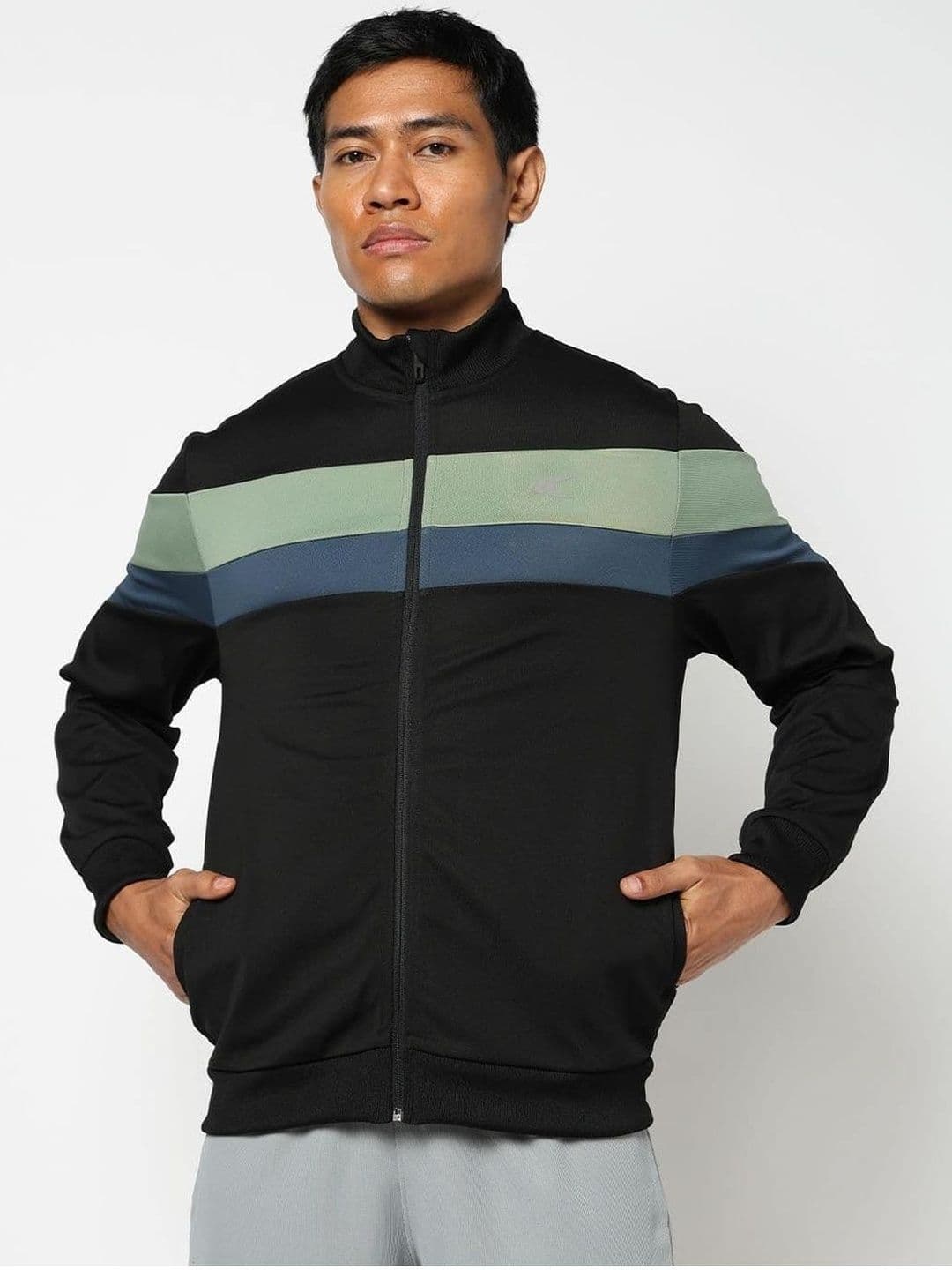 Performax Men Colourblocked Lightweight Training or Gym Sporty Jacket - view 1