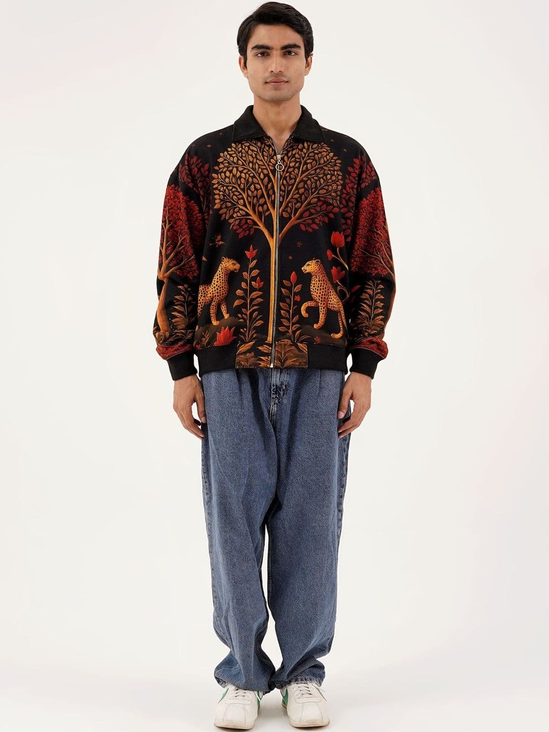 Clazzey Men Fleece Lightweight Bomber Jacket - view 1
