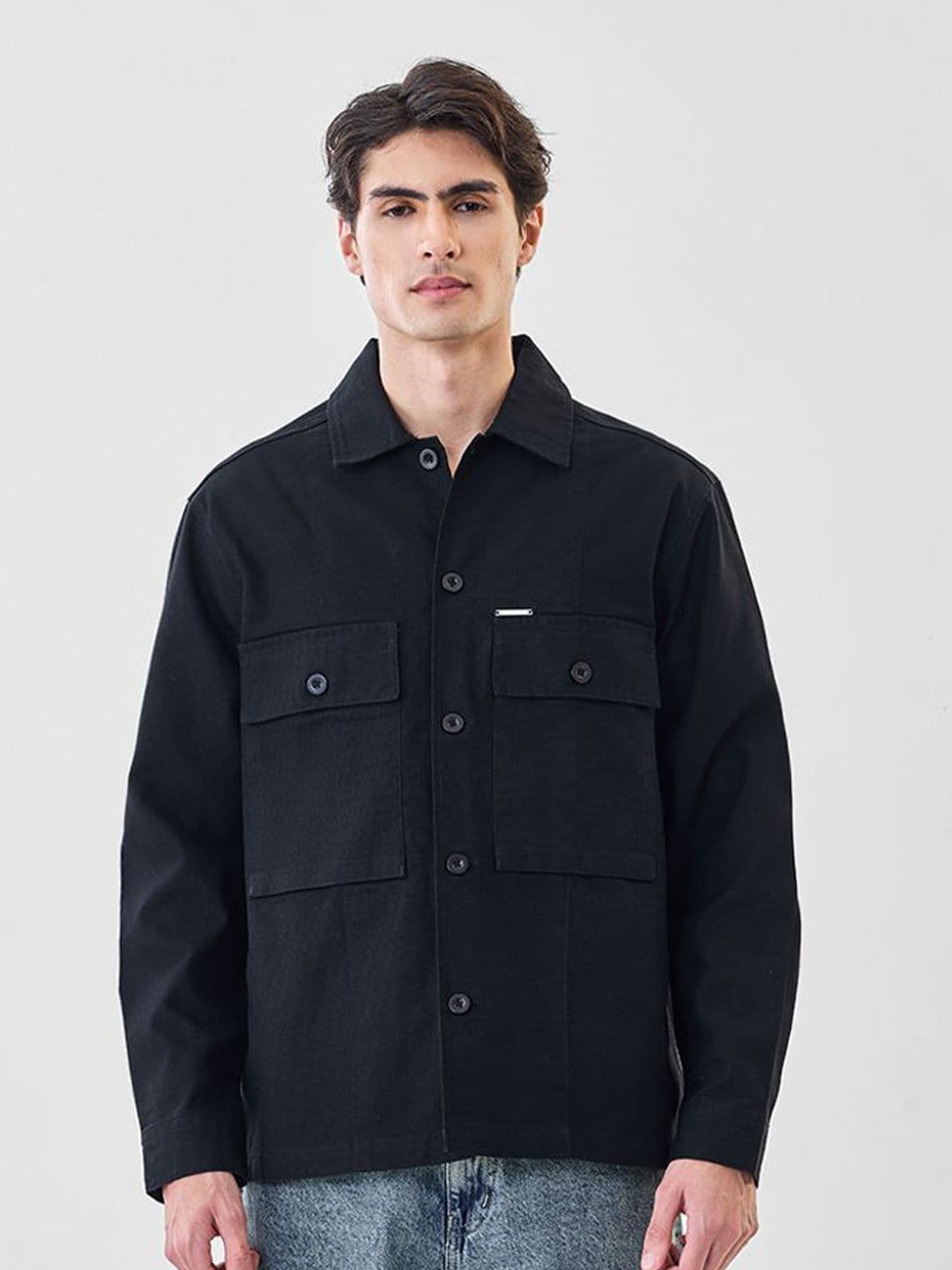 Snitch Men Spread Collar Solid Tailored Jacket - view 1