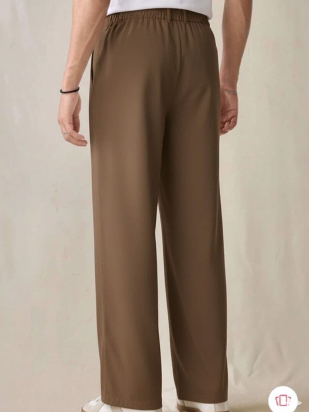 BROADSTAR Men Smart Straight Fit Mid-Rise Pleated Trouser - view 1