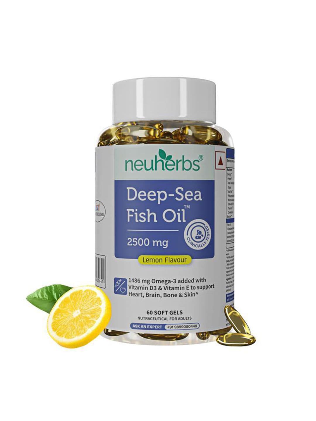 Neuherbs Deep Sea Omega 3 Fish Oil - view 1