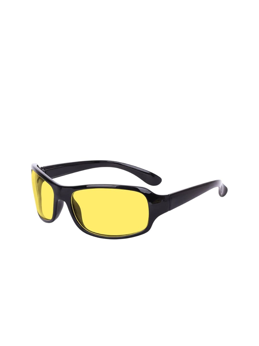 EYMEN I Unisex Full Rim Polarised UV Protect Sports Sunglasses eym_IOG Yellow@Night Vision - view 1