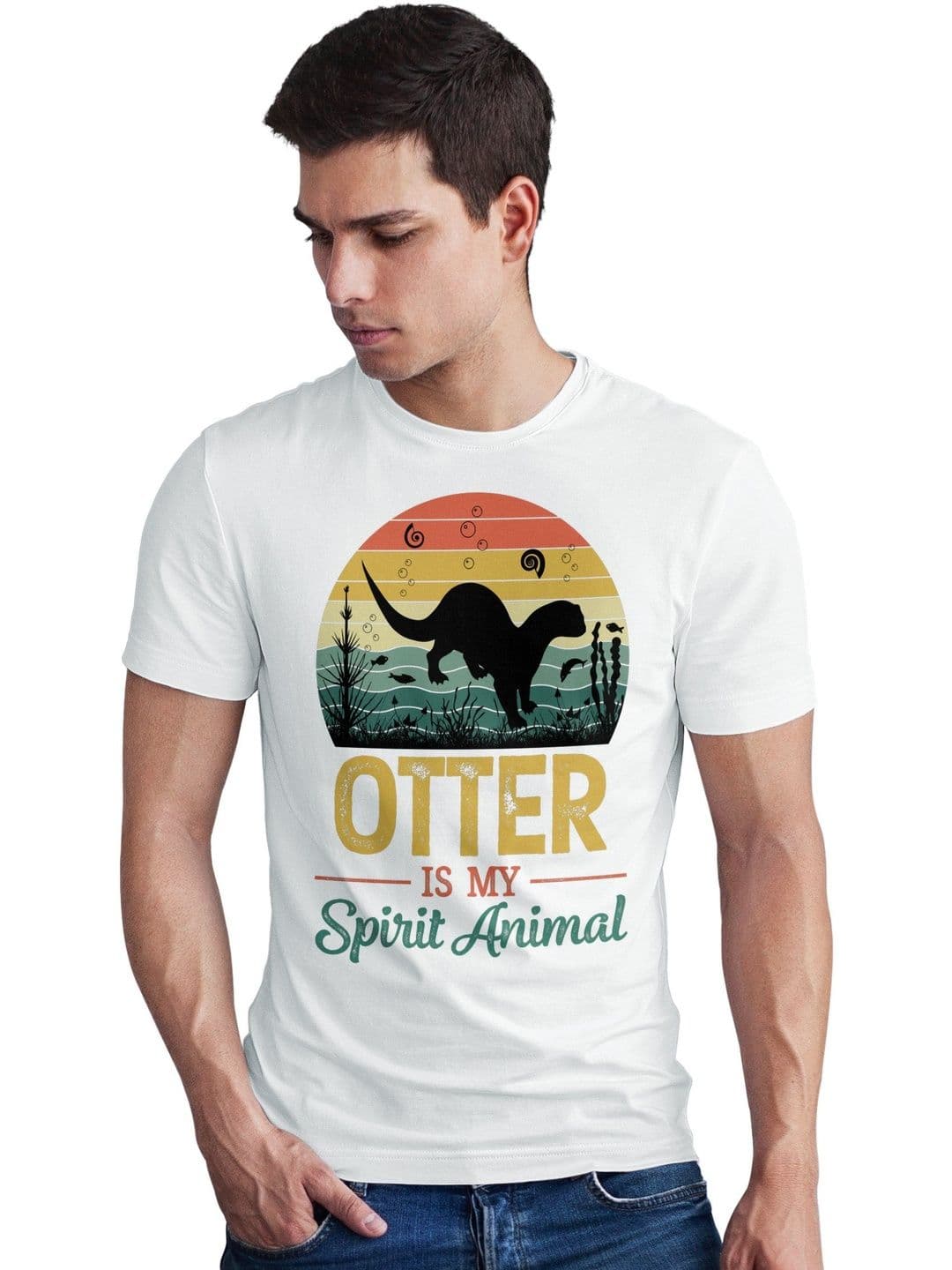 Seekbuylove Animal Printed Round Neck Bio Finish Cotton T-shirt - view 1