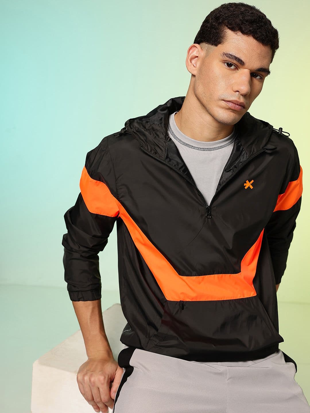 HRX by Hrithik Roshan Colourblocked Running Sporty Jacket - view 1
