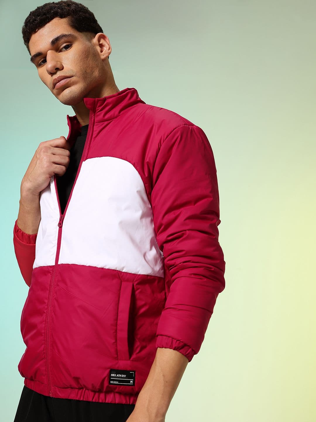HRX by Hrithik Roshan Colourblocked Puffer Jacket - view 1