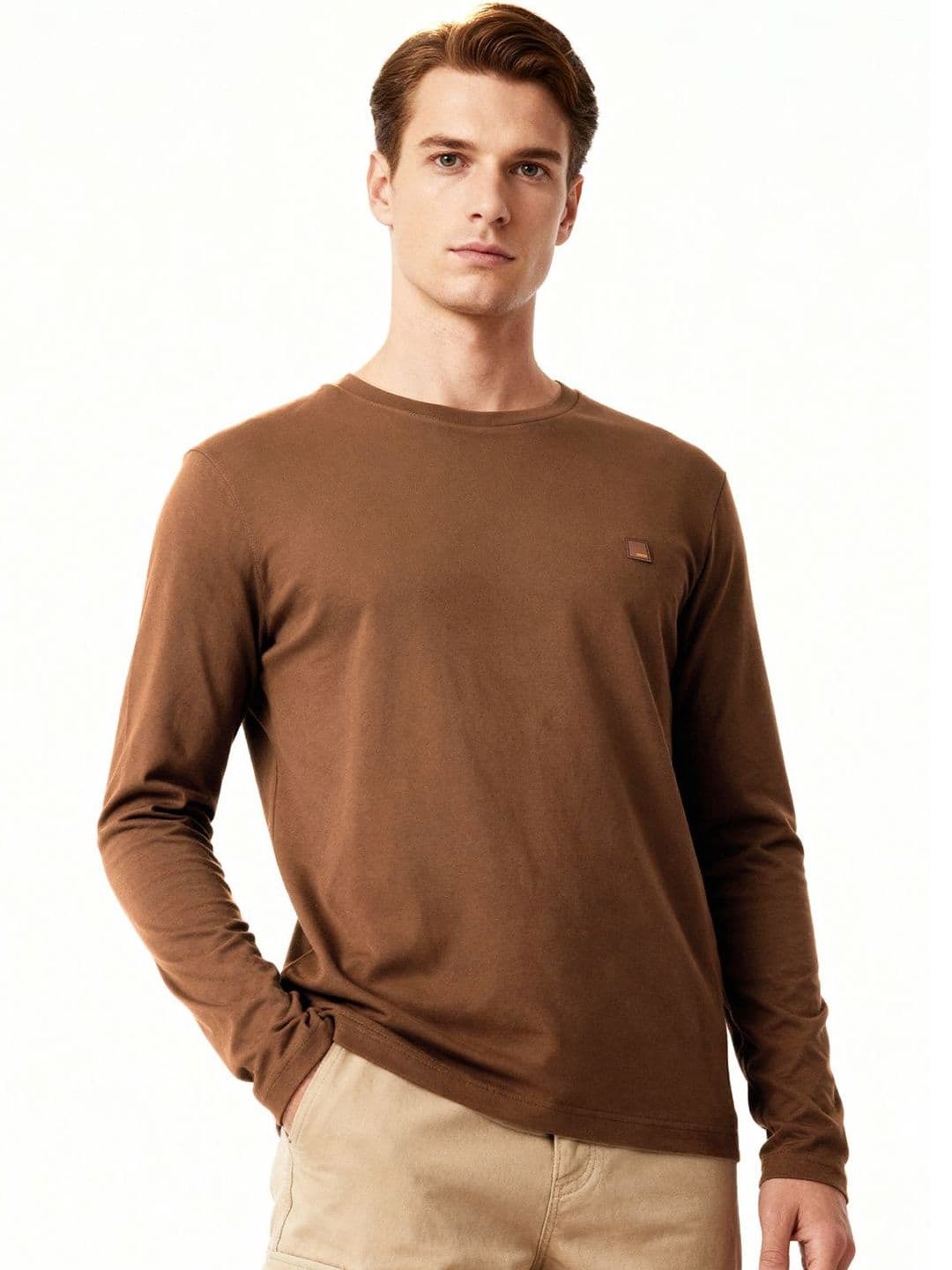 DAMENSCH Men Solid Round Neck T-shirt - view 1